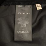 Whistles Jumpsuit Womens 6 Black Arabella Crepe Tie Crop Neutral Minimalist Photo 6