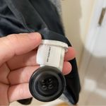 Gap High Waist Wool Blend Trench Coat Gray Size Small Spring/Fall Peacoat Photo 5