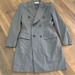 Givenchy  Couture Paris Grey Double Breasted Hourglass Wool Blazer Jacket Size S Photo 2