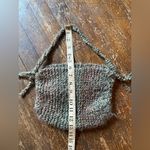 Handmade Multicolor Knit Shoulder Bag Green Photo 4