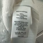 CeCe  Womens Shirt Puff Sleeve Square Neck Ruffle Dot White Top Size Small NWT Photo 8