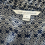 Diane Von Furstenberg  Black and White Geometric Jumpsuit Photo 6