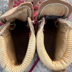 VTG Vasque Vibram Suede Old School Hiking Boots Men’s 8.5/Women’s 10 Brown Photo 13
