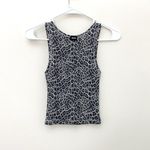 SKIMS  cotton rib tank in snow leopard print size S Photo 11