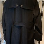 Green With Envy Black Trench Coat Photo 2