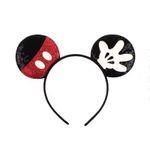 Headband and Hair Clips Mouse Ears Mickey Mouse Black Photo 1
