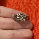 Sterling Silver Woman’s solid 925  celtic knot style ring! This ring has the makers stamp along with 925 on the inside as show above Photo 2