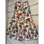 Roxy  Pismo State Beach Floral-Print Tiered Pants Small Wide Leg Wrap Photo 4