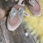 Victoria's Secret VICTORIA’S SECRET DIAMOND BOW SLIPPERS SIZE MEDIUM Photo 4