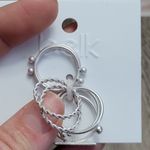 Belk NWT Silver Tone Ring Set Photo 8