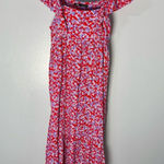 ZARA  Floral Ruffle Sleeve Maxi Dress | S Photo 0