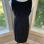 Sonoma  Little Black Dress Scoop Neck Faux Wrap Skirt Size XS Photo 6