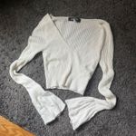 Urban Outfitters Flare Sleeve White  Top Photo 0