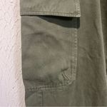 ZARA  Green Cotton High Waisted Cargo pants size 2 Photo 5
