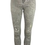 River Island Gray Acid Wash Mid Rise Cotton Stretch Denim Skinny Jeans Size 28 Photo 0