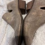 Lucky Brand beige laser cut ankle boots size 8.5 Photo 0