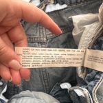 ZARA  Embroidered Distressed Cut Off Denim Shorts‎ Sz 2 Photo 4