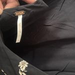 Free People  Aries Black Floral Long Sleeve Open Back Mini Dress Size Small Photo 7