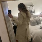 Gap Cream Ivory trench coat Jacket! Photo 10