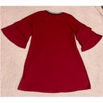 As You Wish Burgundy Dress with Angel Sleeves Size Small Photo 1