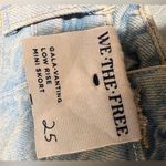 Free People We The Gala Vanting Gallivanting Micro Mini Skirt Skort Denim Jeans Photo 2