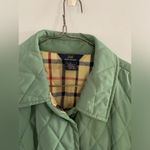 Brooks Brothers 346 Quilted Jacket Button Up Plaid Lined Green Size 8 Size S M Photo 7