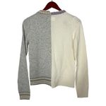 Zadig & Voltaire New  two-tone wool-cashmere blend crewneck sweater sz S Photo 5