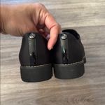 Donald Pliner  Black Flat Shoes 6.5 Slip On Stretch Crepe Comfort Photo 4