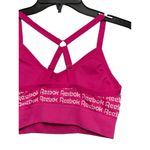 Reebok  Sports Bra Workout Wire Free Design Adjustable Straps Pink Women's L NWOT Photo 5