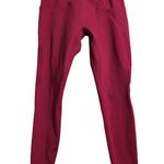 Buff Bunny Red High Waisted Leggings Womens Activewear Pants Size S Photo 3