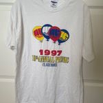 Jerzees  vintage white graphic tee Photo 0