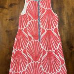 Crown & Ivy Coral Shell with Teal Accents Ocean Beach Vacation Dress 8P Photo 3