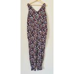 Boden Tie Waist Cecilia Jumpsuit Romper One Piece US 8R Tassel Floral Sleeveless Blue Size 8 Photo 5