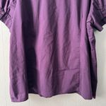 Penningtons Womens Top Size 28 Ruffle Stretch Business Career Office Dressy Chic Purple Photo 6