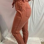 Maurice's Maurice’s rust color paper bag waist pants with a belt. Ankle length, size 6. Photo 2