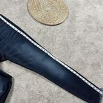 Good American Women’s Good Legs Skinny Jeans High Rise Chewed Hem Dark Wash 8/29 Photo 13