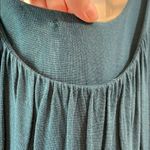 Teal Gauzy Sleeveless Scoop Neck Tank Sundress w/ Waist Tie Photo 10