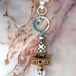 Mother’s Day Handmade Keychain Blessed Mom with Windmill Farmhouse Wooden Beads Photo 1