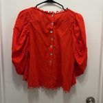 Farm Rio  Red 3D Pineapple Shirt Photo 2