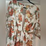 Stylish Derby Floral Romper – Maxi Length with Shorts, Women’s M Red Size M Photo 2