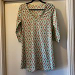 CARAMELA , Inc. spearmint print lightweight long-sleeve dress Photo 1