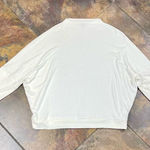 EXPRESS  Dolman Faux Leather Accent Sleeve Sweater XL Photo 0