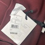 Galvan London Atalanta Long Sleeved Dress Burgundy Size XL New w/Tag Retail $950 Photo 6