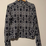 Columbia Black and White Geometric Top Photo 0