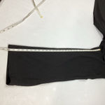 ZARA  Black Pull on Cotton Tie Front Pants Photo 6
