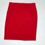 Trina Turk  Red Pencil Skirt with Pockets Photo 0