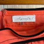 Sugar Lips Strapless Coral Dress with Black Accents Photo 5