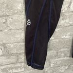 p'tula P’Tula High Rise Side Pocket Leggings Black Blue Photo 2