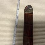 Brighton Vintage Noah’s Ark Brown Silver Belt with Ornate Buckle Photo 1