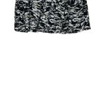 Parker  Women's Skirt Pleated A line Stretch Canvas Zipper Back Black/White Sz. 4 Photo 1